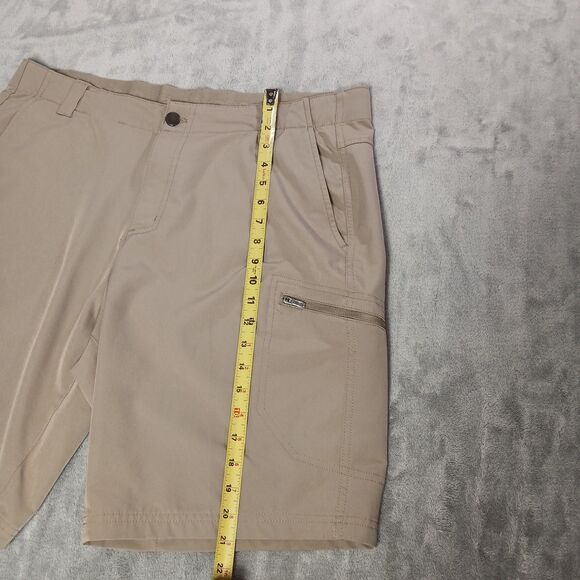 ZeroXposur Travel Series Shorts Mens 38 Beige Khaki Cargo Performance Stretch - Picture 6 of 8
